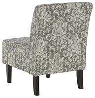 Avondale Grey Damask Accent Chair