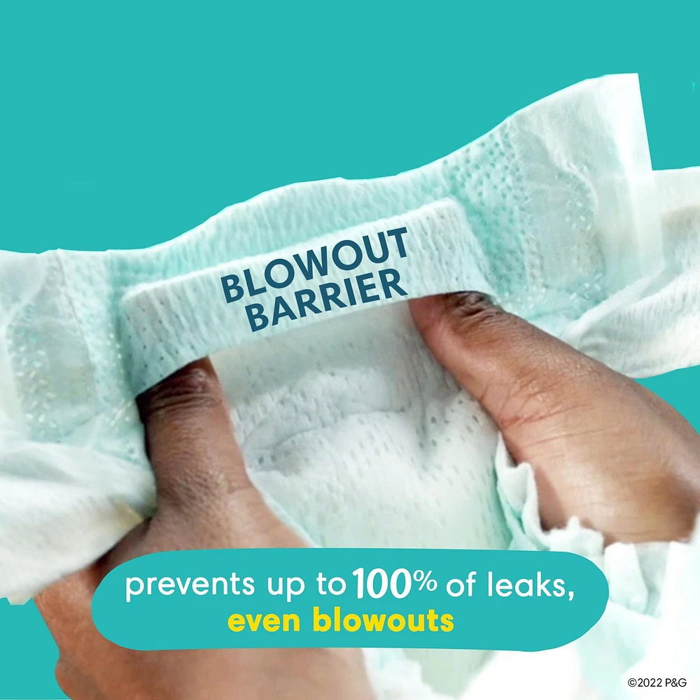 Pampers Swaddlers Diapers - Super Pack, Sizes NB-7, 84-44 Count