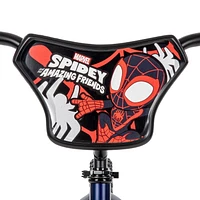 Marvel Spidey and His Amazing Friends Miles 14-inch Bike for Boys, Blue/Red, by Huffy, Ages 4-6