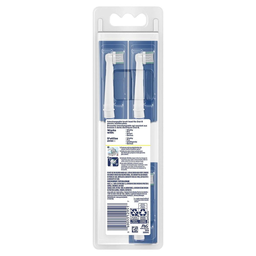 Oral-B Daily Clean Electric Toothbrush Replacement Brush Heads Refill, 3CT