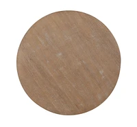 Hayes Light Natural Brown Round Table