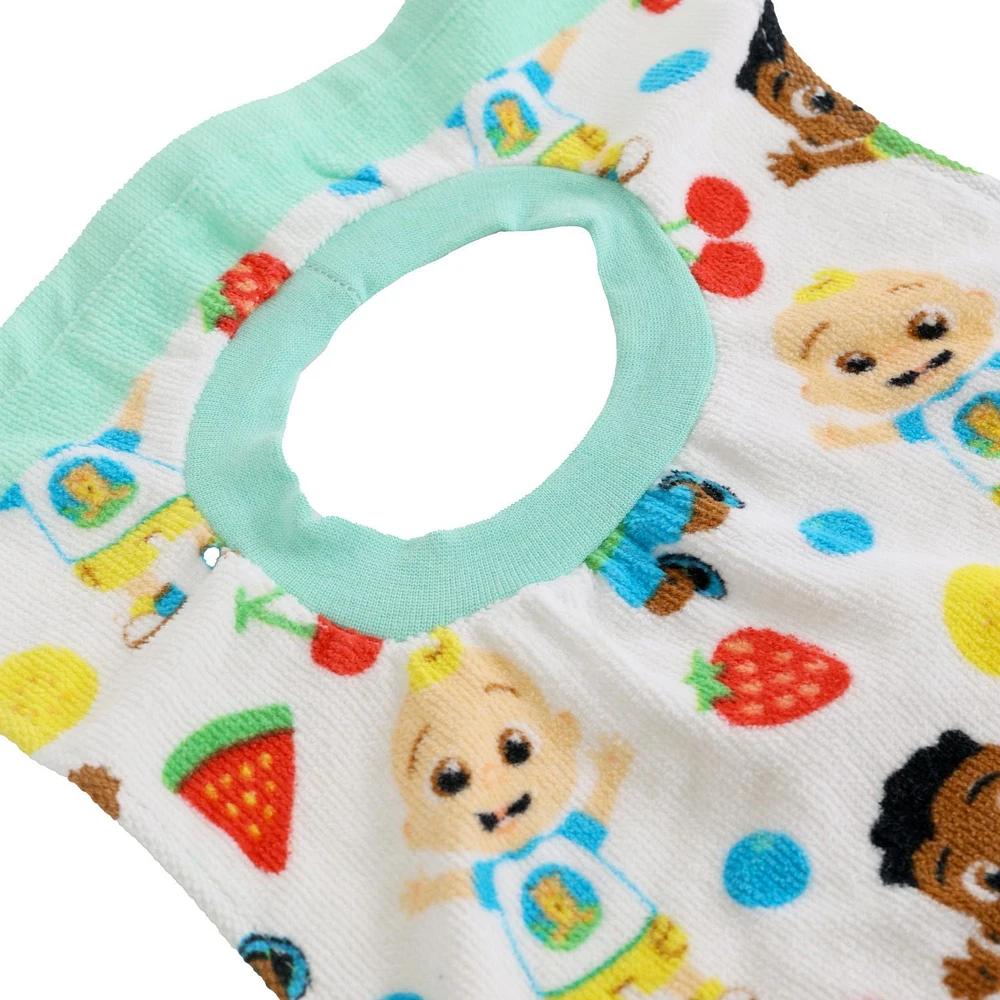 Cocomelon Pullover Cotton Bibs, 2 Pack, Cocomelon Pullover Cotton Bibs