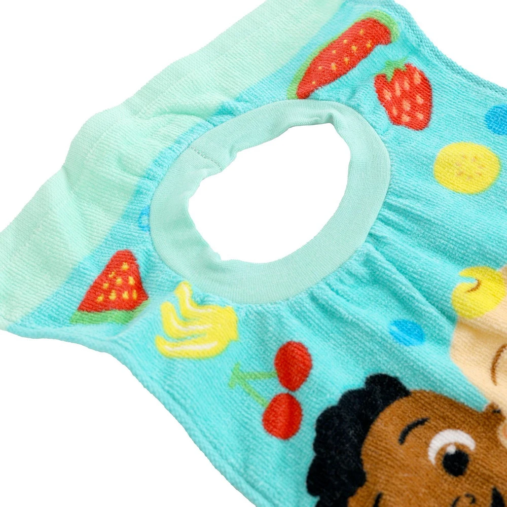 Cocomelon Pullover Cotton Bibs, 2 Pack, Cocomelon Pullover Cotton Bibs