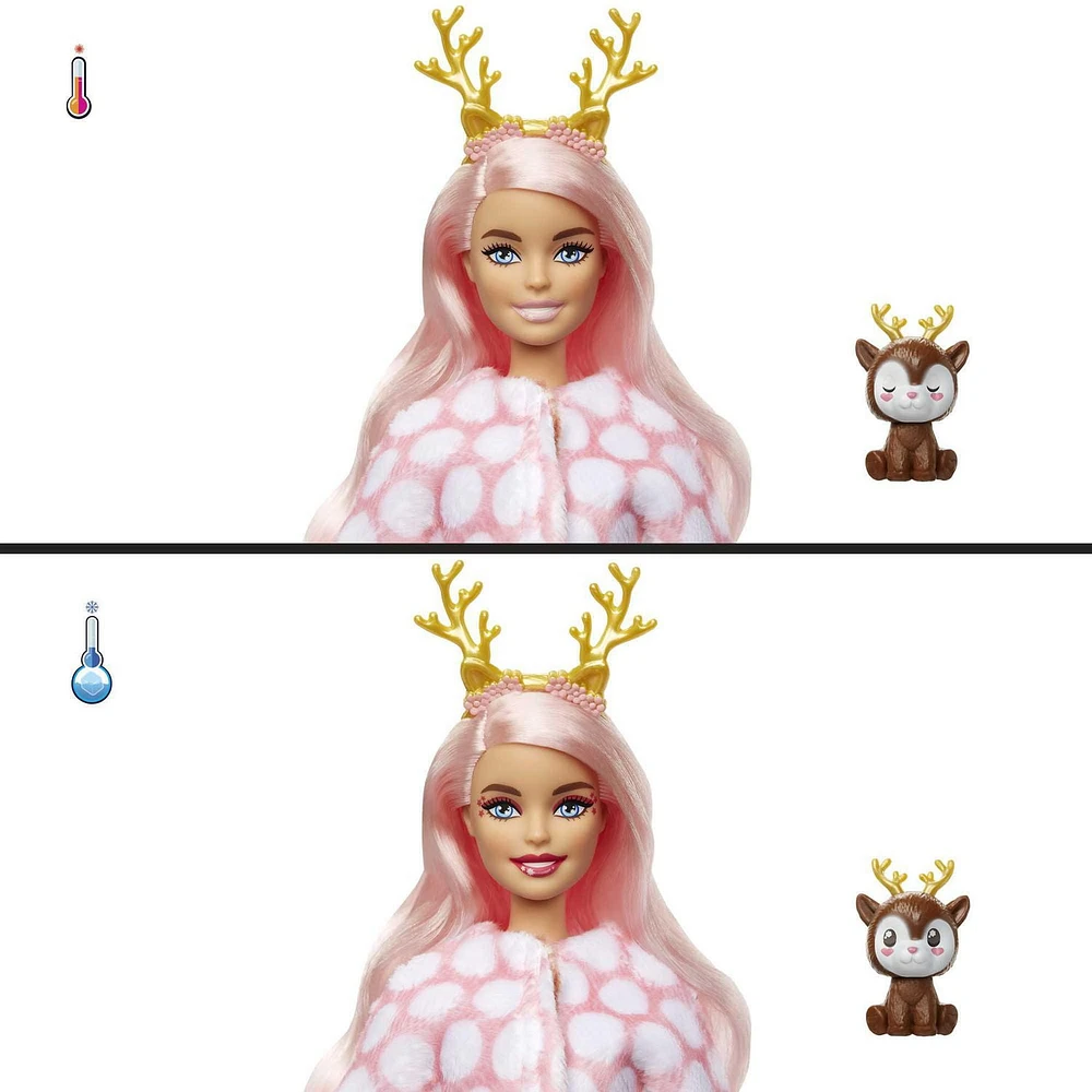 Barbie Dolls | Cutie Reveal Doll | Snowflake Sparkle Deer | Kids Toys