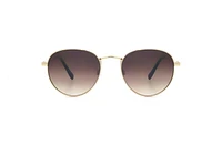 Time & Tru Ladies Gold Round Sunglasses