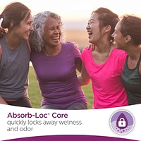 Microliners quotidiens Poise, protège-slips d'incontinence, absorption la plus légère