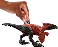 Jurassic World Epic Attack Pyroraptor Dinosaur Toy Figure with Damage, Lights & Sounds