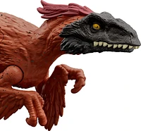 Jurassic World Epic Attack Pyroraptor Dinosaur Toy Figure with Damage, Lights & Sounds