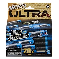 Nerf Ultra Sonic Screamers 20-Dart Refill Pack, Ages 8 and up