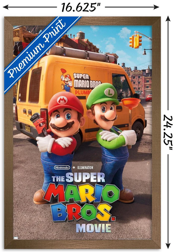 The Super Mario Bros. Movie - Brooklyn Key Art Wall Poster