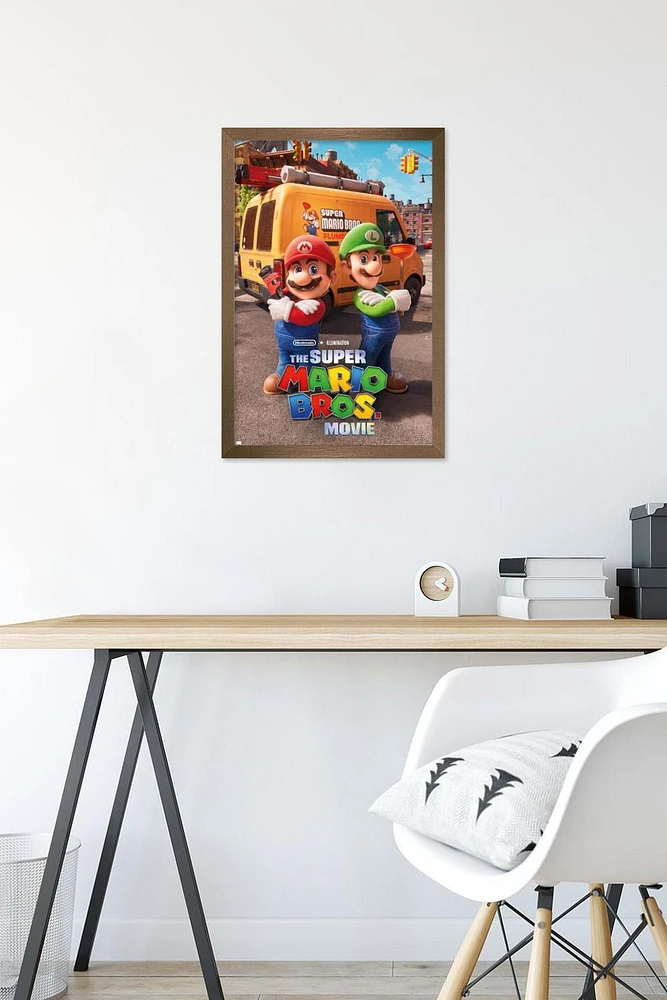 The Super Mario Bros. Movie - Brooklyn Key Art Wall Poster