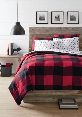 Canadiana Reversible 3pc Comforter Set, D/Q, K