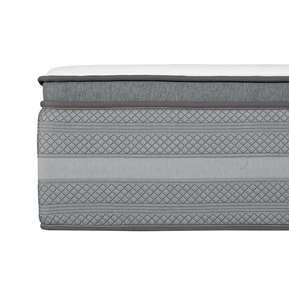 LuxeRest 14 in. Euro Top Pocket Coil Hybrid Mattress