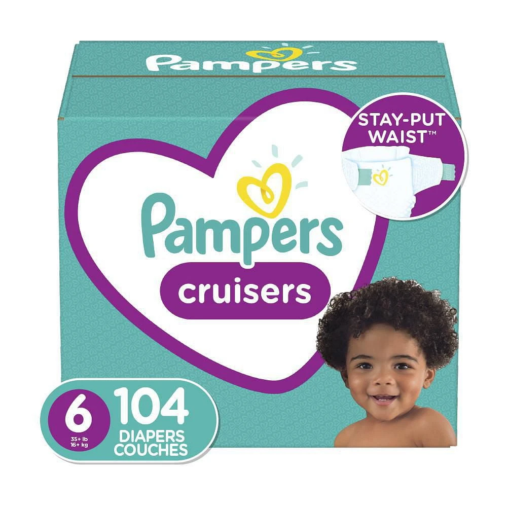 PAMPERS COUCHES CRUISERS - FORMAT ÉCONOMIQUE PLUS