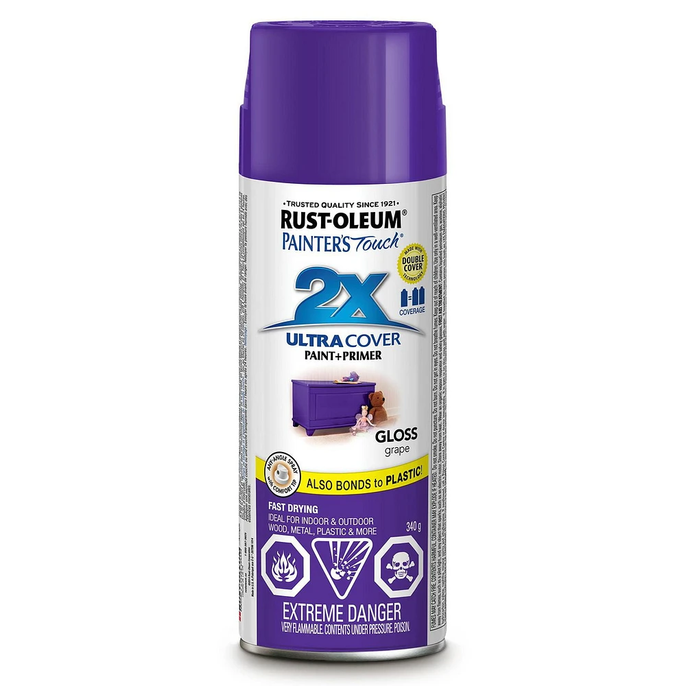 Rust-Oleum Painter's Touch Ultra Cover 2x Gloss Grape, 340g