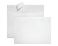 Quality Park White Greeting Card Envelopes with Peel and Stick Closure