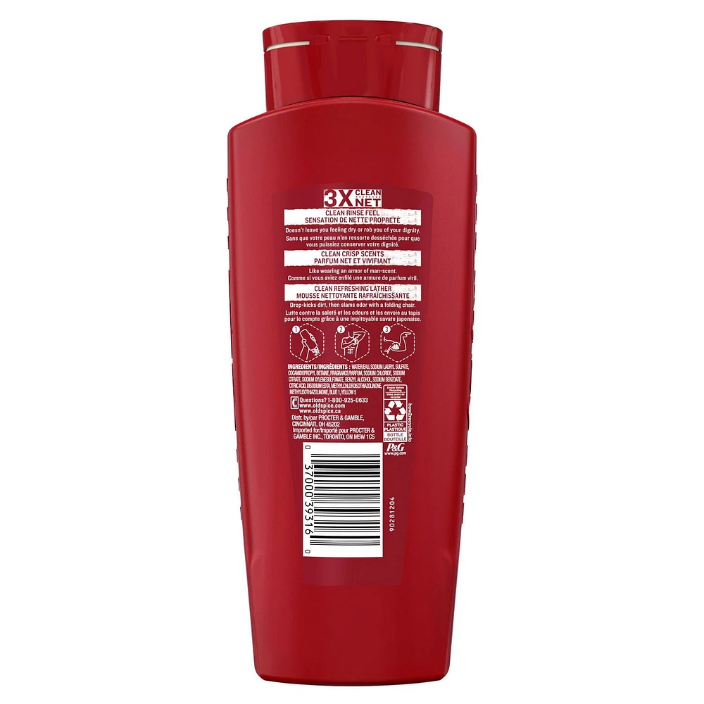 Nettoyant pour le corps Old Spice High Endurance pour hommes, parfum Pure Sport 532 ml, pur sport