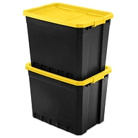 Sterilite 102L Modular Stackers- Yellow