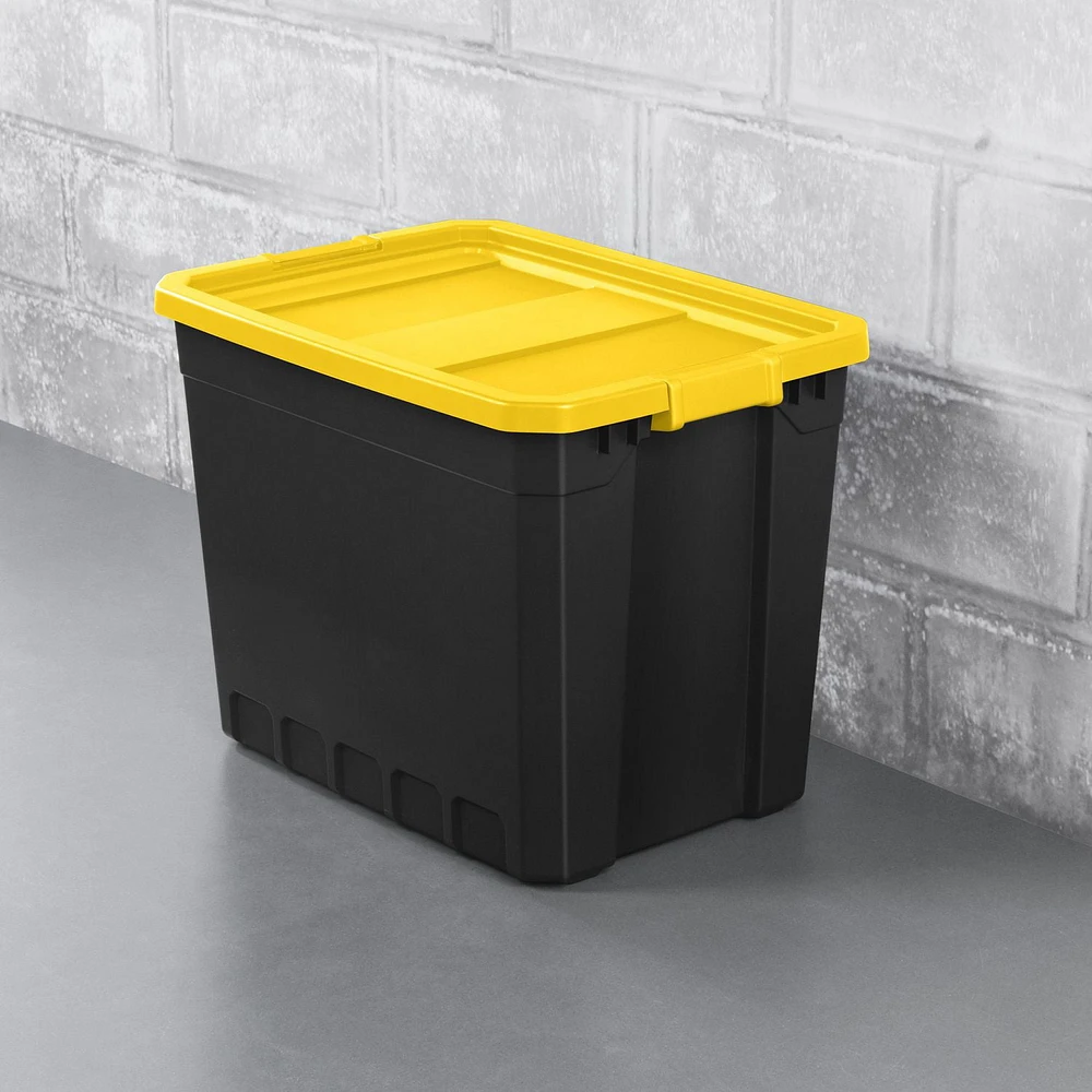 Sterilite 102L Modular Stackers- Yellow