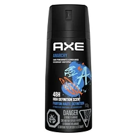 AXE Deodorant Body Spray Anarchy Male antibacterial odour protection 113 GR, 113 g Deodorant Body Spray