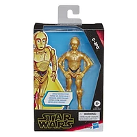 Star Wars Galaxy of Adventures C-3PO Toy 5-inch Scale Action Figure with Fun Droid Demolition Feature