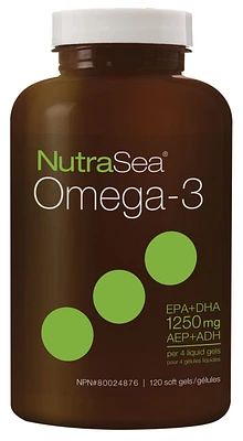 NutraSea® Omega-3, 120 soft gels