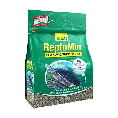 ReptoMin Floating Food Sticks For Aquatic Turtles, Newts & Frogs