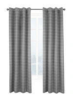 Stockton 100% Total Blackout Grommet Curtain Panel Pair by Thermaplus 52" x 95" in Grey