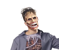 Adult Halloween Zombie Jabber Jaw Moving Mouth Mask