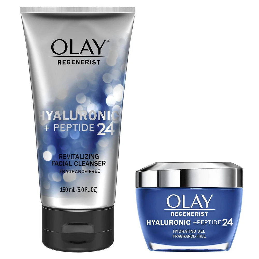 Nettoyant pour le visage Olay Regenerist acide hyaluronique + peptide 24