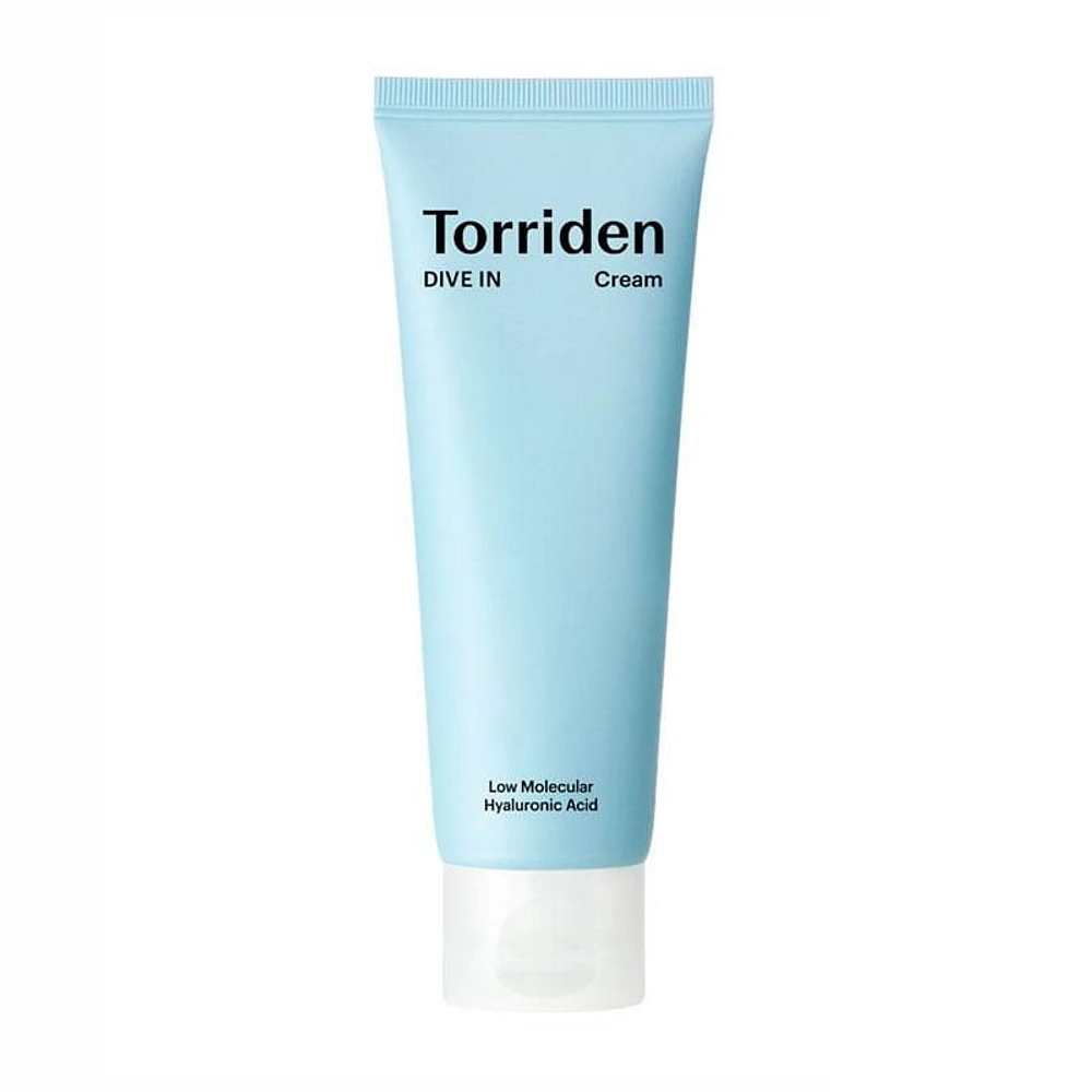 Torriden Dive-In Crème à l'acide hyaluronique de faible poids moléculaire 80 ml hydratation et une élasticité en profondeur