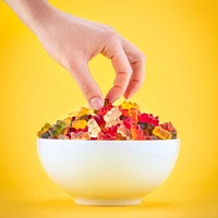 Haribo Goldbears Gummy Candy, Pocket Size Bag, No Artificial Colours, 60g