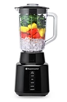 Toastmaster 6 Speed Blender, Black, Plastic Jar, 48 ounce, BPA free