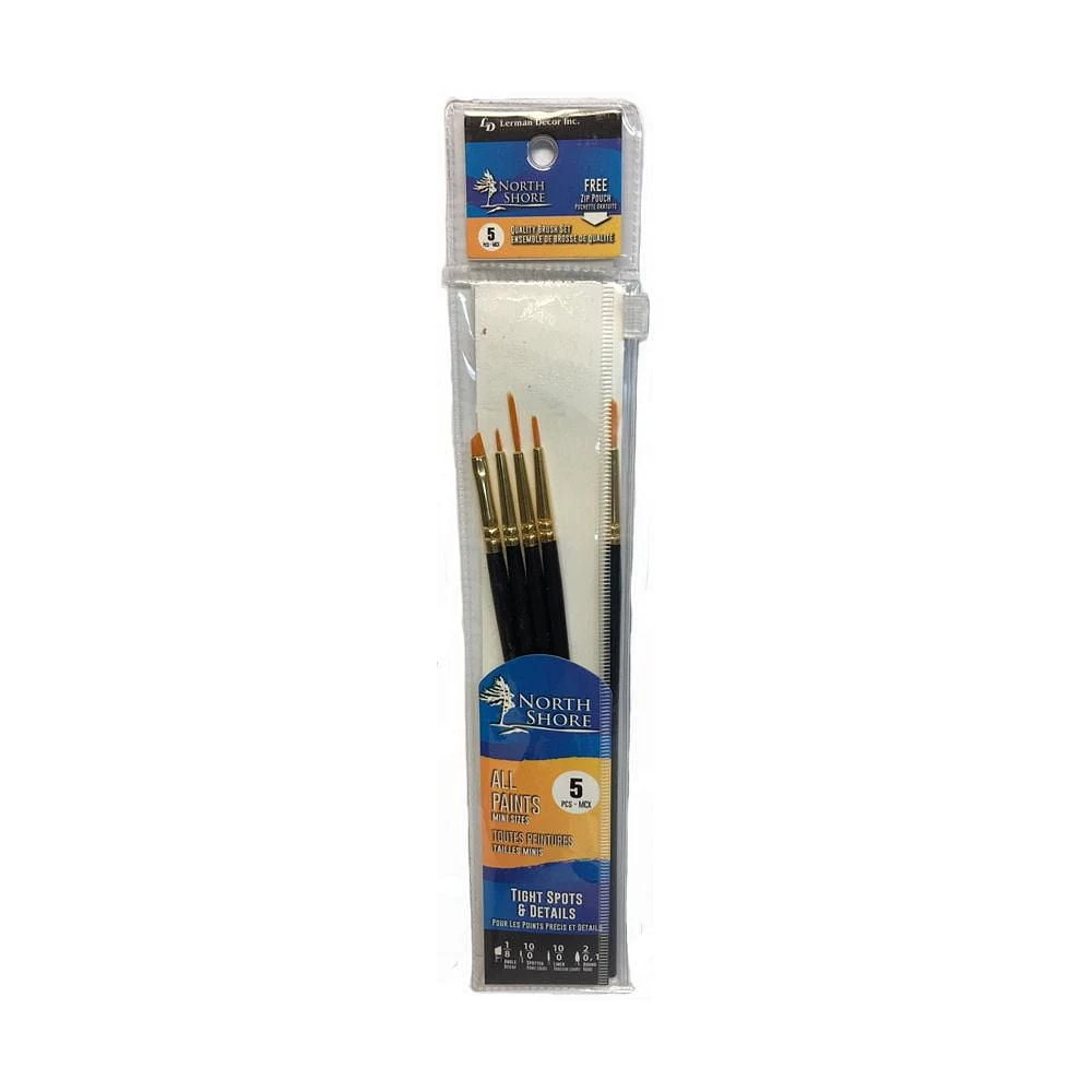 5 PC PAINTBRUSH SET, PAINT BRUSH SET