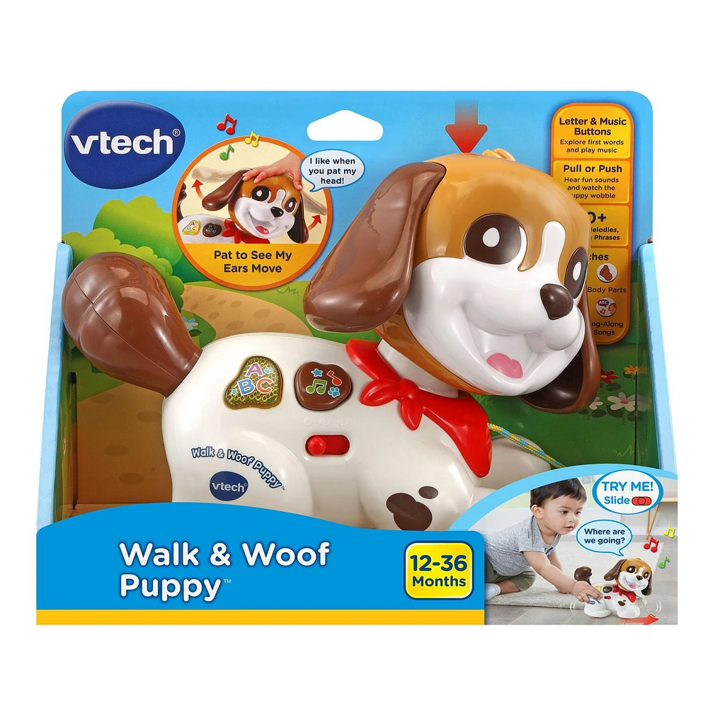 VTech Walk & Woof Puppy™ - English Version, 12-36 Months