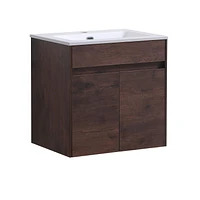 The akuaplus® vanity & basin ISA, wall mounted with 2 soft-close Doors ,  20 in. x 16 in. x 20 in.