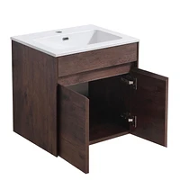 The akuaplus® vanity & basin ISA, wall mounted with 2 soft-close Doors ,  20 in. x 16 in. x 20 in.