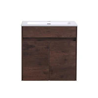 The akuaplus® vanity & basin ISA, wall mounted with 2 soft-close Doors ,  20 in. x 16 in. x 20 in.