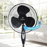 WESTINGHOUSE 16" PEDESTAL 2 IN 1 STAND + WALL FAN