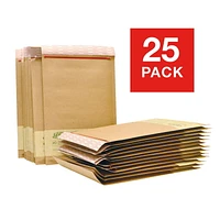 Earth Hugger Kraft Bubble Cushion Mailer, 6 x 9 Inches, 25 Pack