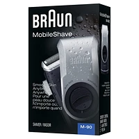 Rasoir Electrique Portable Braun PocketGo M90 MobileShave, Noir