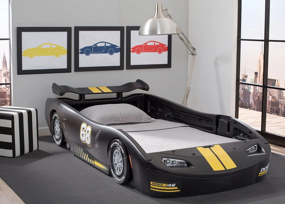 Turbo Race Car Twin Bed- Assorted Colours