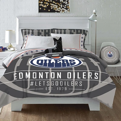 NHL Edmonton Oilers D/Q Comforter Set