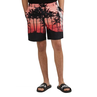 Mexx Men’s Stretch Palms Swim Shorts