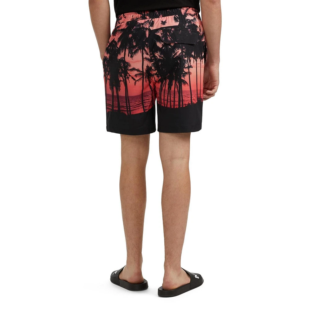 Mexx Men’s Stretch Palms Swim Shorts