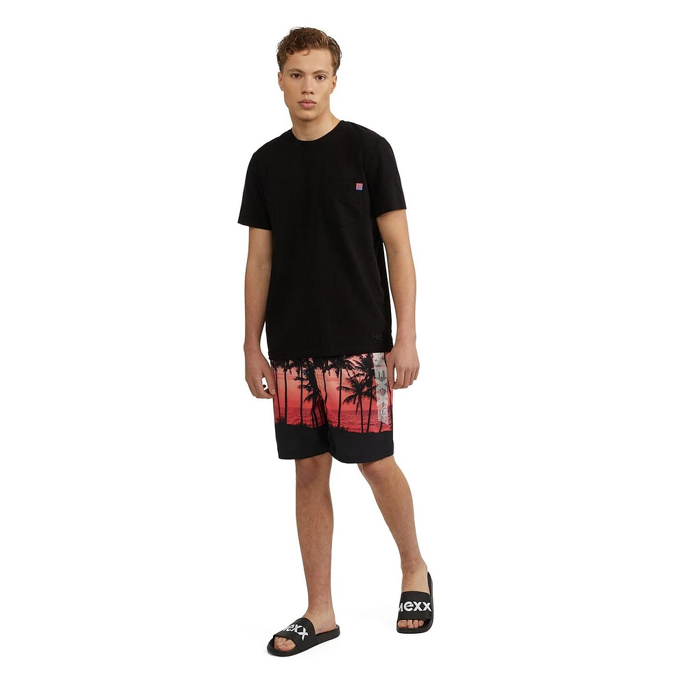 Mexx Men’s Stretch Palms Swim Shorts