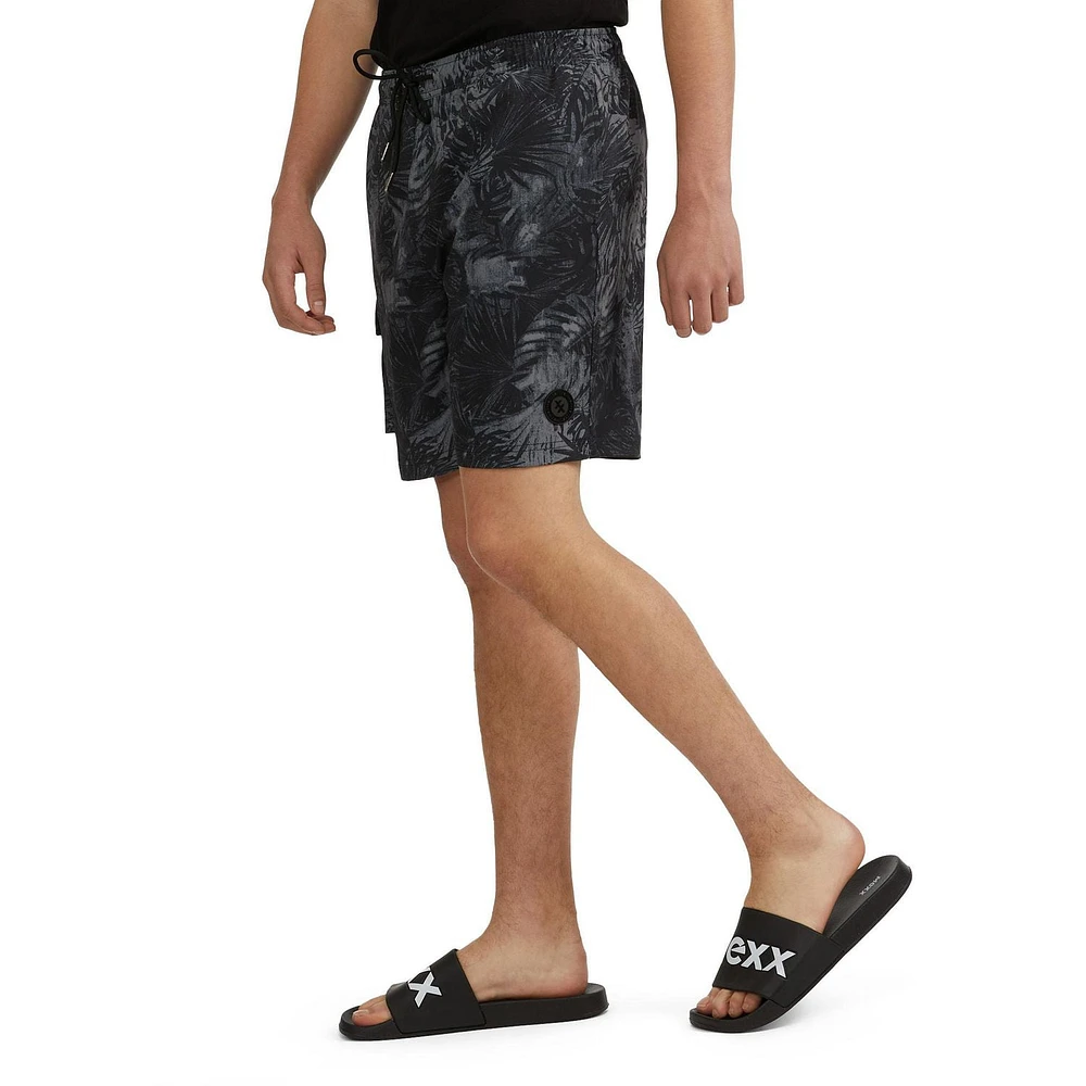 Mexx Men’s Stretch Cargo Leaf Swim Shorts