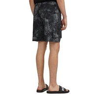 Mexx Men’s Stretch Cargo Leaf Swim Shorts