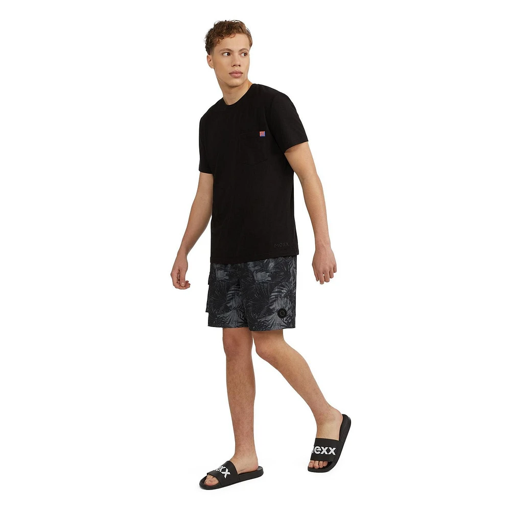 Mexx Men’s Stretch Cargo Leaf Swim Shorts