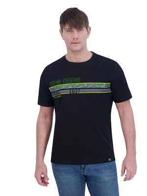 T-shirt graphique à logo à manches courtes John Deere